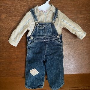 Kit Kittredge Overalls Outfit Train Outfit Work OutfitAmerican Girl Doll